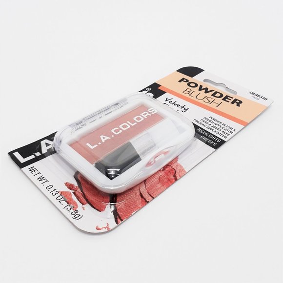L.A. COLORS POWDER BLUSH & BRUSH APPLICATOR TOAST - Picture 3 of 4